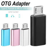 Type-C to Micro USB Çevirici Şarj Dönüştürücü Adaptör